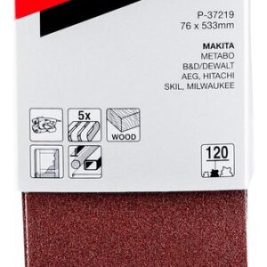 Šlifavimo juosta 76x533 K120 (5vnt.)