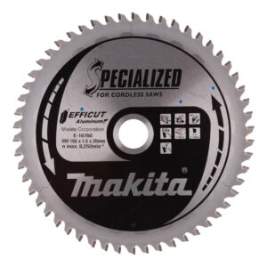 Pjovimo diskas aliuminui 165 x 20 mm, 54T, EFFICUT