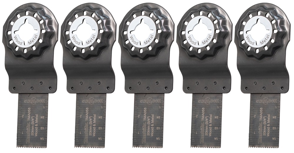 Priedas daugiafunkciniam įrankiui, medienai ir metalui, 20 mm (5vnt) Priedas daugiafunkciniam įrankiui, medienai ir metalui, 20 mm (5vnt) - Image 2