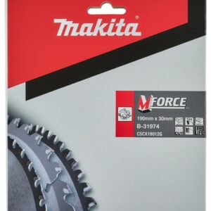 Pjovimo diskas 190x30x2.0mm 15° T12 M-FORCE