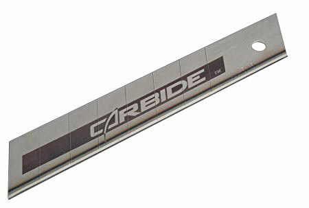 Laužomos geležtės CARBIDE 18mm 10vnt, Stanley Laužomos geležtės CARBIDE 18mm 10vnt, Stanley
