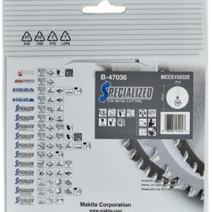 Pjovimo diskas metalui 150x1.1x20mm 0°, 32dant.