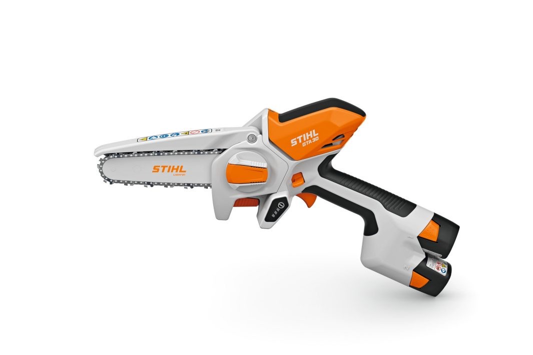 Genėtuvas šakų grandininis akumuliatorinis STIHL GTA 30.0 SET (su 2 x AS 2 ir AL 5-2) Genėtuvas šakų grandininis akumuliatorinis STIHL GTA 30.0 SET (su 2 x AS 2 ir AL 5-2) - Image 2