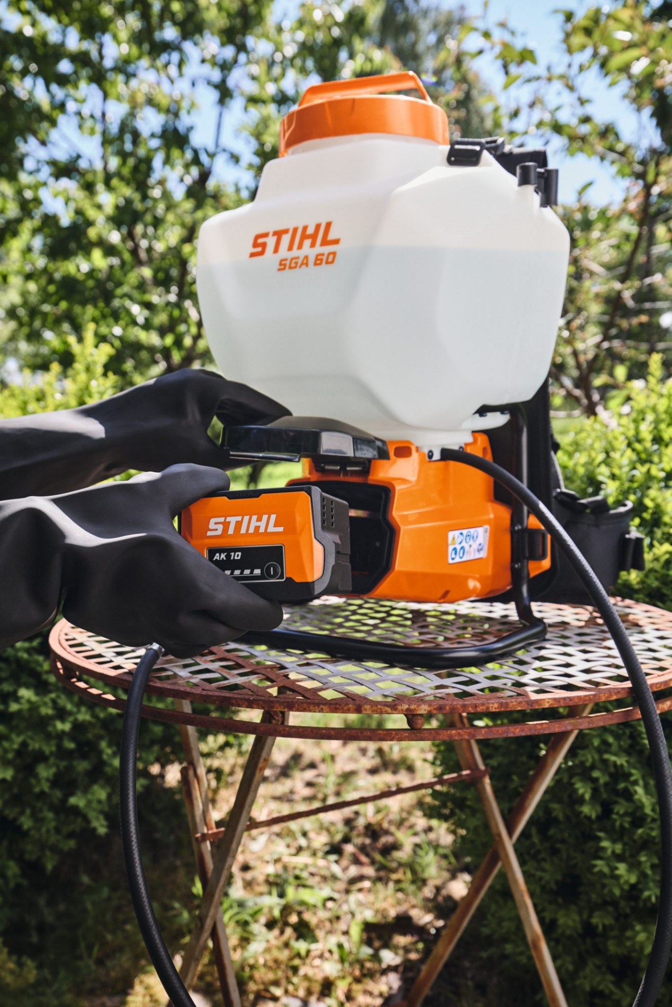 Purkštuvas akumuliatorinis STIHL SGA 60 (be akum. ir krov.) Purkštuvas akumuliatorinis STIHL SGA 60 (be akum. ir krov.) - Image 10