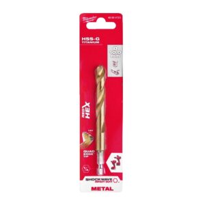 Grąžtas metalui Shockwave HSS 10x120 mm, 1 vnt