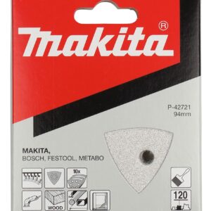 Šlifavimo popierius trikampas K120 (BO4565K) 10vnt