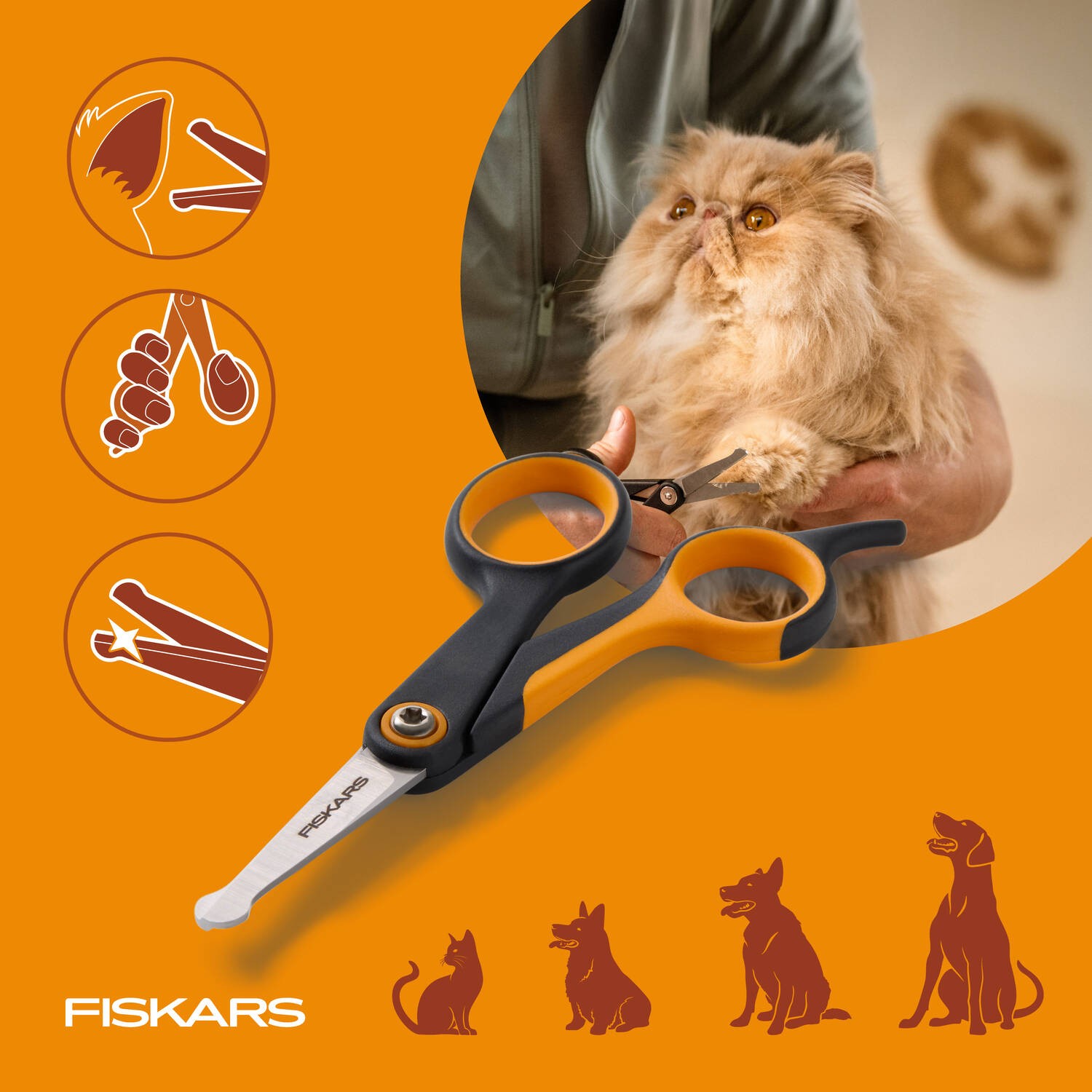 Pet Care žirklės apvalintais galiukais Pet Care žirklės apvalintais galiukais - Image 9