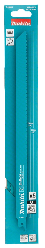 Pjūkleleliai tiesiniam pjūkl. 305mm (10+12+14Tpi), metalui ("trigubo žingsnio ašmenys") Pjūkleleliai tiesiniam pjūkl. 305mm (10+12+14Tpi), metalui ("trigubo žingsnio ašmenys") - Image 4