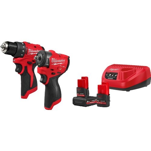 Akumuliatorinių įrankių komplektas M12 FPP2SE-522 Akumuliatorinių įrankių komplektas M12 FPP2SE-522