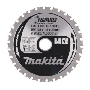 Pjovimo diskas metalui 136x20x1,5 30dant.