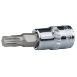 CHROME+ 1/4" antgalinė galvutė su Torx antgaliu T15, KS Tools