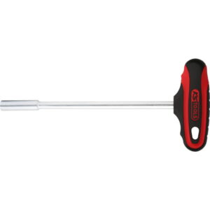 Raktas T-formos su šešiakampe galvute ilgas 6mm, KS Tools
