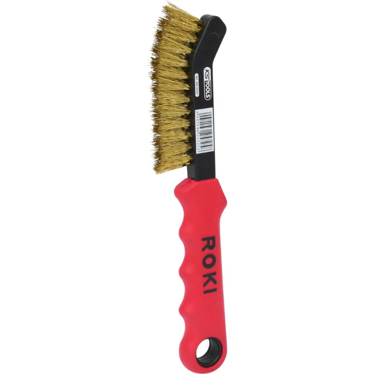 Brass wire brush, 2 rowed, KS Tools Brass wire brush, 2 rowed, KS Tools