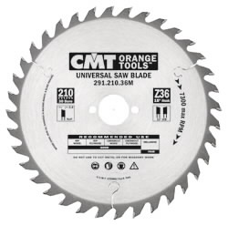 Pjovimo diskas HM 210×2,8×30 Z36, CMT Pjovimo diskas HM 210x2,8x30 Z36, CMT - Image 2