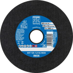 Pjovimo diskas SG Inox 125x1mm, Pferd