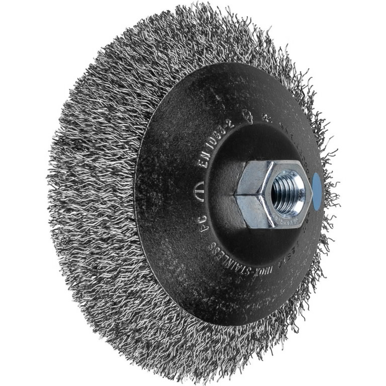 Nuožulnus šepetys KBU Inox 125×10/M14 0,35mm, Pferd Nuožulnus šepetys KBU Inox 125x10/M14 0,35mm, Pferd