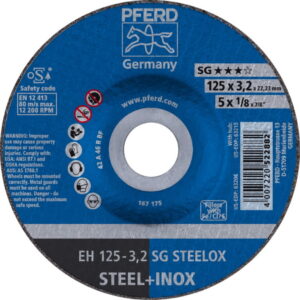 Pjovimo diskas SG Steelox 125x3,2mm, Pferd
