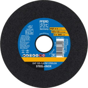 Pjovimo diskas PSF Steelox 125x1,6mm, Pferd