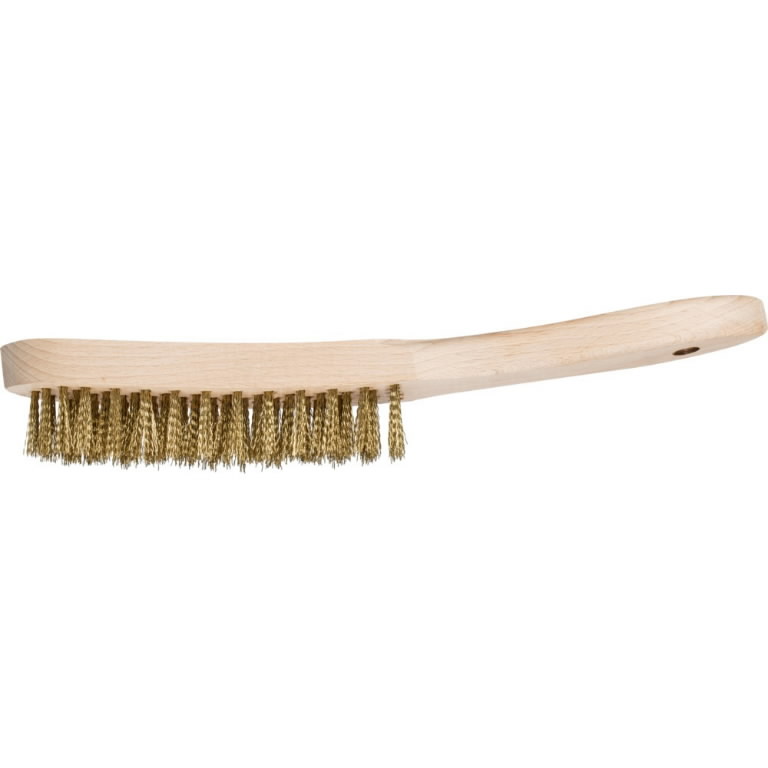 Rankinis vielinis šepetys HBU MES 5 eilių, 50 medinė rankena 290mm 0,3mm, Pferd Rankinis vielinis šepetys HBU MES 5 eilių, 50 medinė rankena 290mm 0,3mm, Pferd