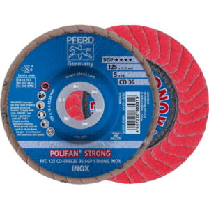 Lapelinis šlifavimo diskas SGP STRONG INOX 125mm CO36 PFC, Pferd