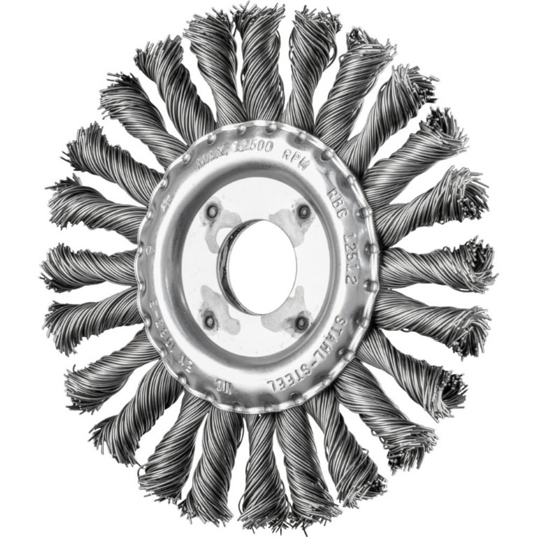 Diskinis vielinis šepetys RBG CT Steel 125×12/22,23mm 0,5mm, Pferd Diskinis vielinis šepetys RBG CT Steel 125x12/22,23mm 0,5mm, Pferd