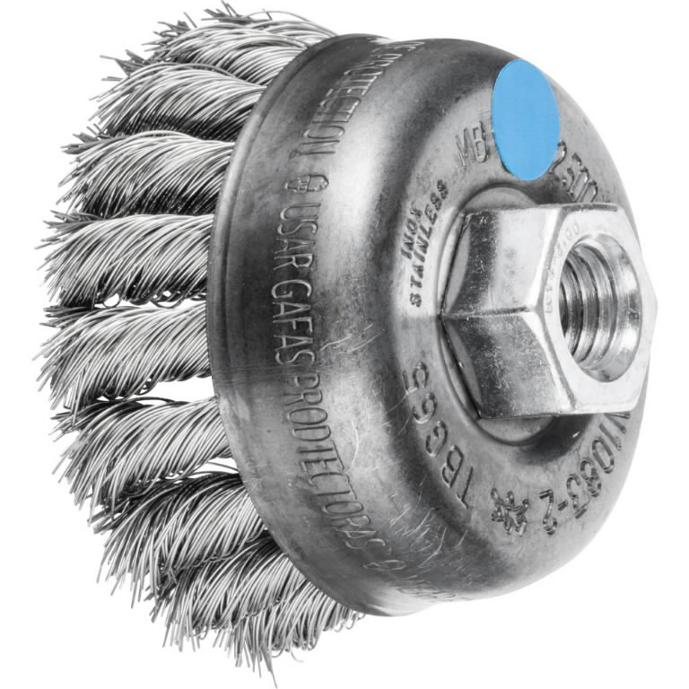 Gaubtas vielinis šepetys TBG Inox, 5vnt pakuotėje 65×20/M14 65×20/M14 0,35mm, Pferd Gaubtas vielinis šepetys TBG Inox, 5vnt pakuotėje 65x20/M14 65x20/M14 0,35mm, Pferd