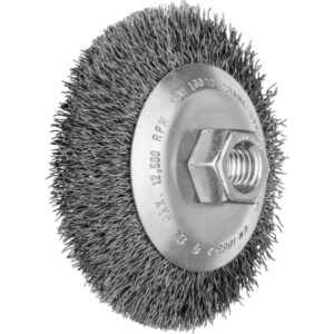 Nuožulnus šepetys KBU Steel, 5vnt pakuotėje 100x10/M14x2 0, 100x10/M14x2 0,35mm, Pferd