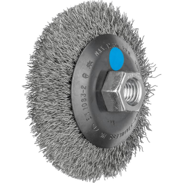 Nuožulnus šepetys KBU Inox, 5vnt pakuotėje 100×10/M14 0,35m 100×10/M14 0,35mm, Pferd Nuožulnus šepetys KBU Inox, 5vnt pakuotėje 100x10/M14 0,35m 100x10/M14 0,35mm, Pferd