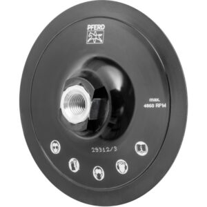Padukas su velcro KRH Velcro (Hookit) 125mm M14, Pferd