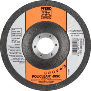 Diskas valymo Policlean PCLD 125x13x22mm, Pferd