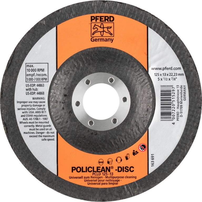 Diskas valymo Policlean PCLD 125x13x22mm, Pferd Diskas valymo Policlean PCLD 125x13x22mm, Pferd - Image 2