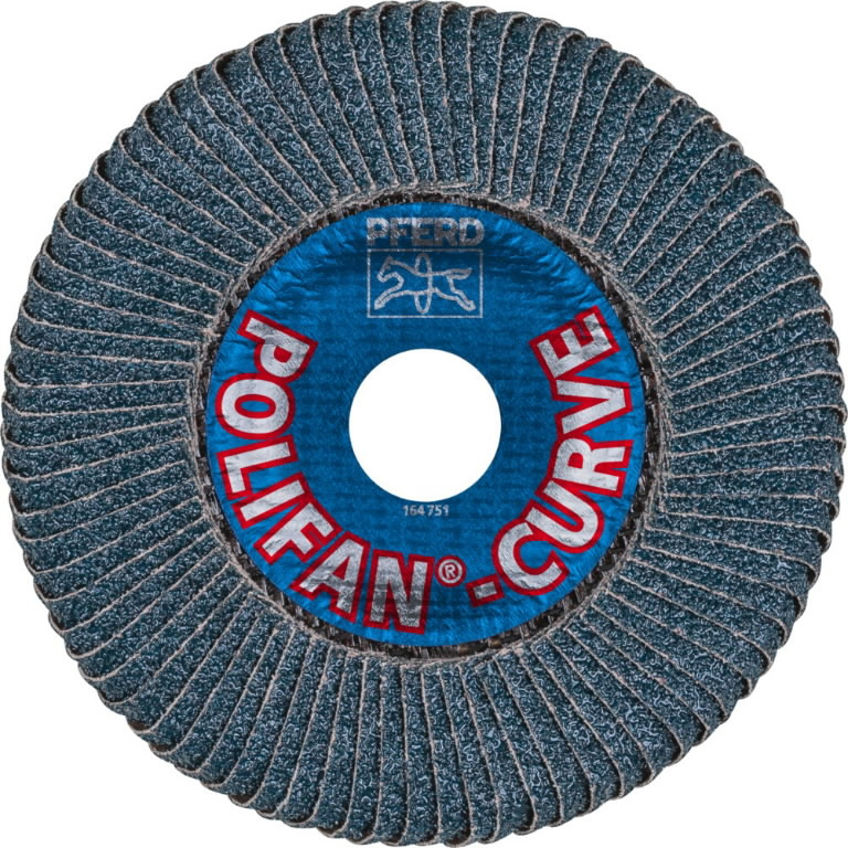 Lapelinis šlifavimo diskas SGP CURVE STEELOX PFR 125mm Z40 L 125mm Z40 L PFR, Pferd Lapelinis šlifavimo diskas SGP CURVE STEELOX PFR 125mm Z40 L 125mm Z40 L PFR, Pferd