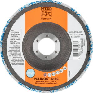 Neaustinis šlif. diska 125mm SIC-F Medium-Soft PNER-MW Polin, Pferd