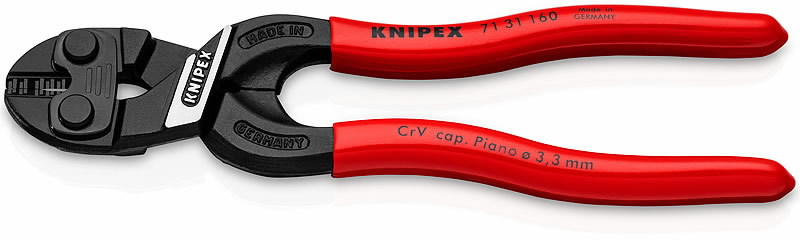 Kirpimo replės COBOLT S, 160mmm, D5,3mm, Knipex Kirpimo replės COBOLT S, 160mmm, D5,3mm, Knipex