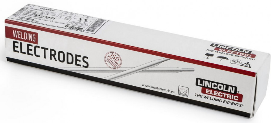 Suvirinimo elektrodas Supra 2,5x350mm 2,1kg, Lincoln Electric Suvirinimo elektrodas Supra 2,5x350mm 2,1kg, Lincoln Electric