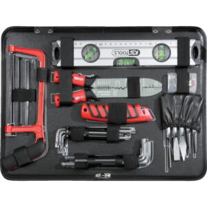 Universalus įrankių komplektas 1/4"+1/2" 127 vnt, KS Tools