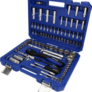 Galvučių komplektas, 94-vnt, 1/4", 1/2", Brilliant Tools