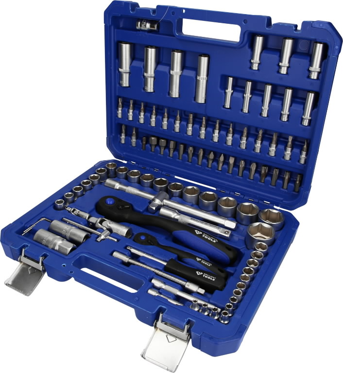 Galvučių komplektas, 94-vnt, 1/4″, 1/2″, Brilliant Tools Galvučių komplektas, 94-vnt, 1/4", 1/2", Brilliant Tools - Image 3