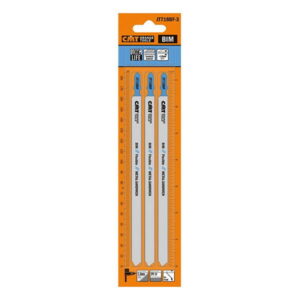 Pjūklelis siaurapjūklio metalui BiM, 3vnt pakuotėje 160x1,8m 160x1,8mm Z14TPI, CMT