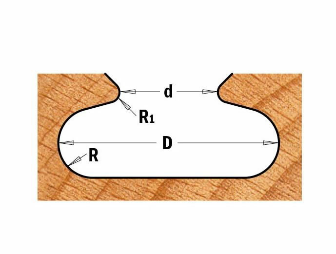 Freza S=8mm, D=19,05mm, CMT Freza S=8mm, D=19,05mm, CMT - Image 4