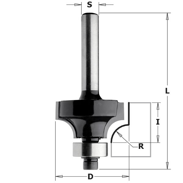 Freza S=8mm, D=16,7 mm, CMT Freza S=8mm, D=16,7 mm, CMT - Image 2