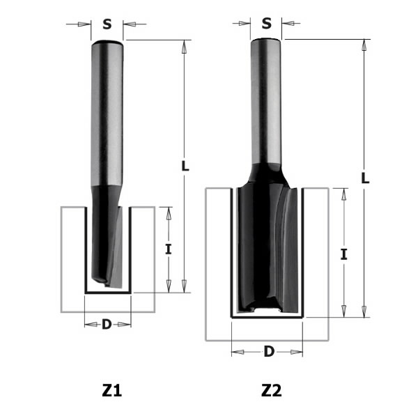 Freza S=8mm, D=6mm, CMT Freza S=8mm, D=6mm, CMT - Image 2