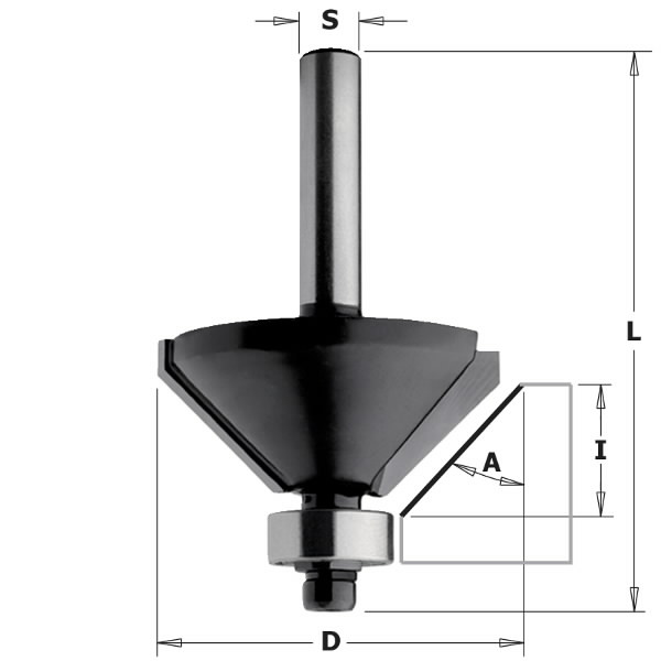 Freza S=8mm, D=35mm, CMT Freza S=8mm, D=35mm, CMT - Image 2