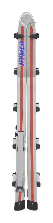 Teleskopinės kopėčios 4×5 pakopos 2.90-5.14m 4142, Hymer Teleskopinės kopėčios 4x5 pakopos 2.90-5.14m 4142, Hymer - Image 7