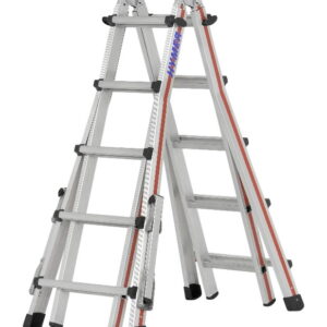 Teleskopinės kopėčios 4x5 pakopos 2.90-5.14m 4142, Hymer