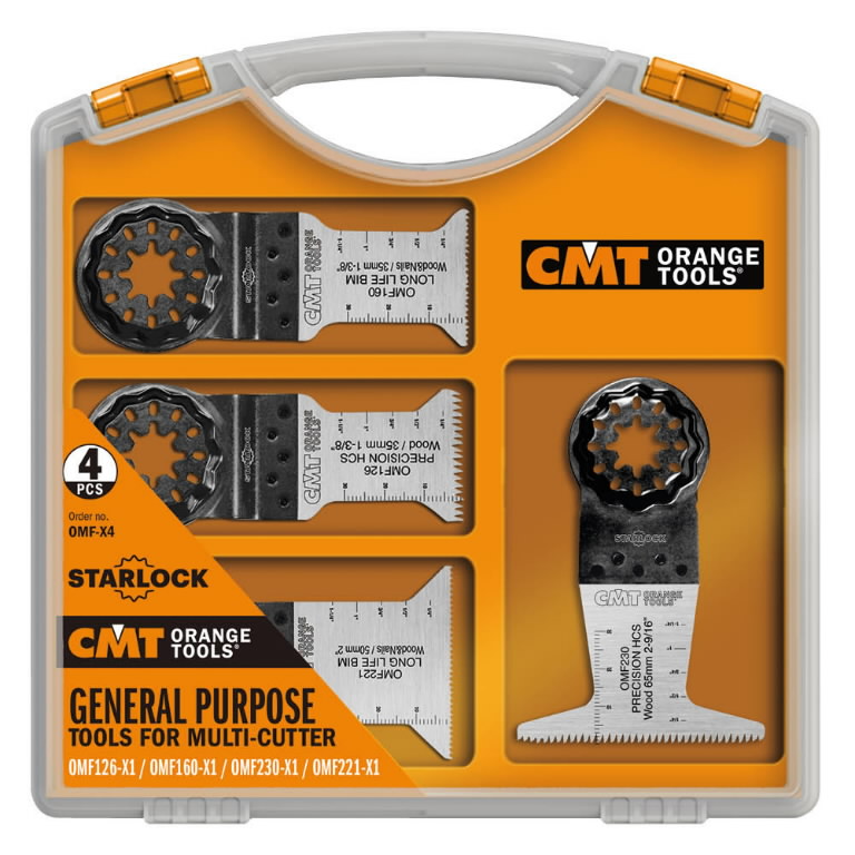 Multi-cutter blade set for wood 4-piece STARLOCK, CMT Multi-cutter blade set for wood 4-piece STARLOCK, CMT - Image 2