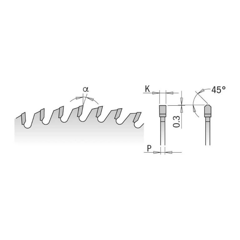 Pjovimo diskas laminatinei plokštei 300×3.2x30mm Z96 a=10° T 300×3.2x30mm Z96 a=10° TCG, CMT Pjovimo diskas laminatinei plokštei 300x3.2x30mm Z96 a=10° T 300x3.2x30mm Z96 a=10° TCG, CMT - Image 2