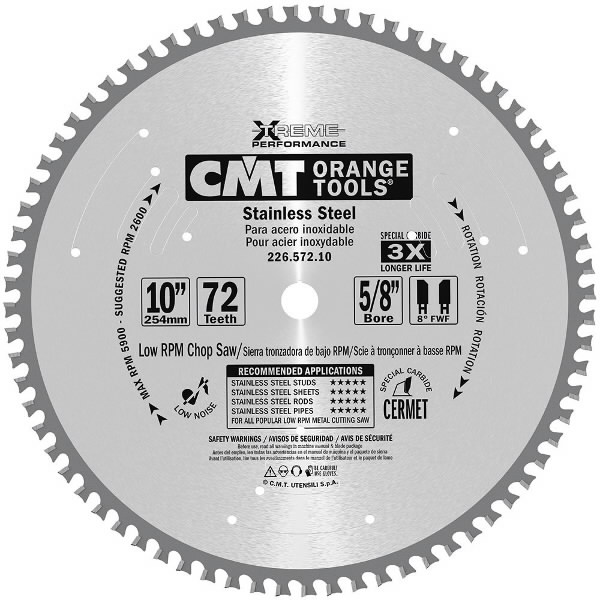Pjovimo diskas Inox 355×2,2/25,4mm Z90, CMT Pjovimo diskas Inox 355x2,2/25,4mm Z90, CMT - Image 2