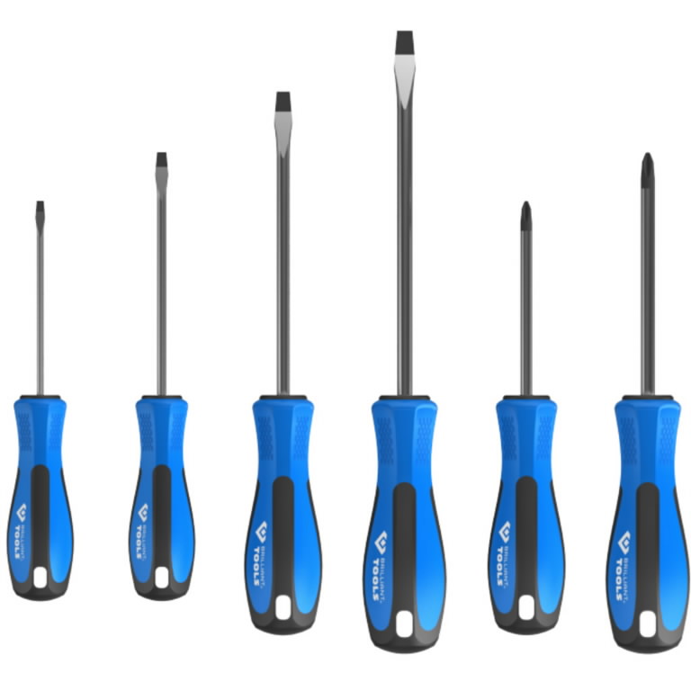 Atsuktuvų komplektas 6 vnt. SL/PH 6 osa lapik, Brilliant Tools Atsuktuvų komplektas 6 vnt. SL/PH 6 osa lapik, Brilliant Tools - Image 3
