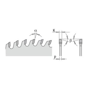 Pjovimo diskas medžiui 160x2,2/1,6x20mm Z48 a=5° b=15° ATB, CMT